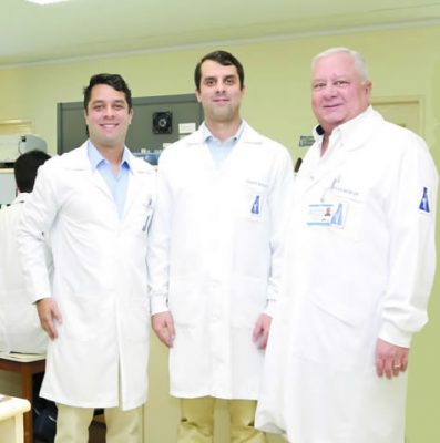 Os diretores Drs. Carlos, Renato e Pedro falam sobre as conquistas do Laboratório Plínio Bacelar