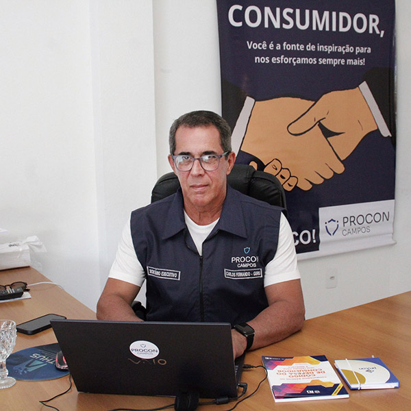 Dr. Carlos Fernando Monteiro, Secretário Executivo do Procon Campos PHOTO-2026-07-08-12-43-43
